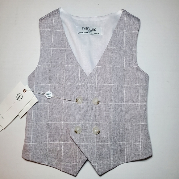 Paisley of London Gray 12M 2 piece Vest/Pant - Picture 1 of 8